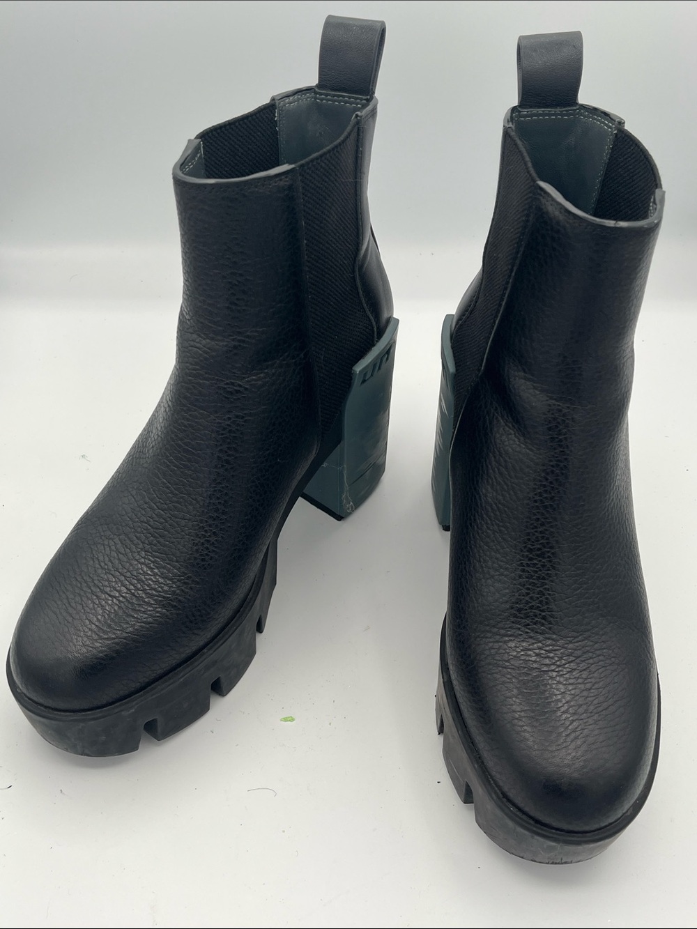 United Nude Mid11 Booties 40 Black Chunky Lug Sole EUC
